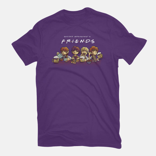 Second Breakfast Friends-womens basic tee-fanfabio