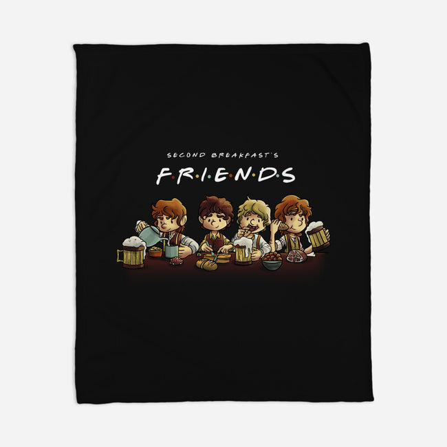 Second Breakfast Friends-none fleece blanket-fanfabio