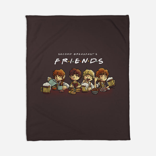 Second Breakfast Friends-none fleece blanket-fanfabio