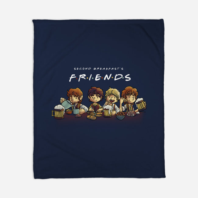 Second Breakfast Friends-none fleece blanket-fanfabio