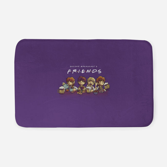 Second Breakfast Friends-none memory foam bath mat-fanfabio