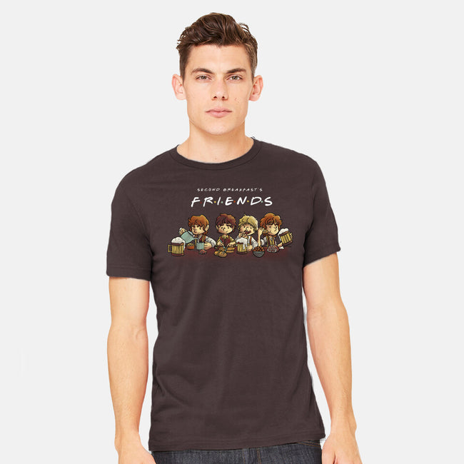 Second Breakfast Friends-mens heavyweight tee-fanfabio