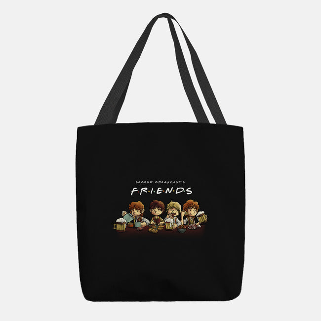 Second Breakfast Friends-none basic tote-fanfabio