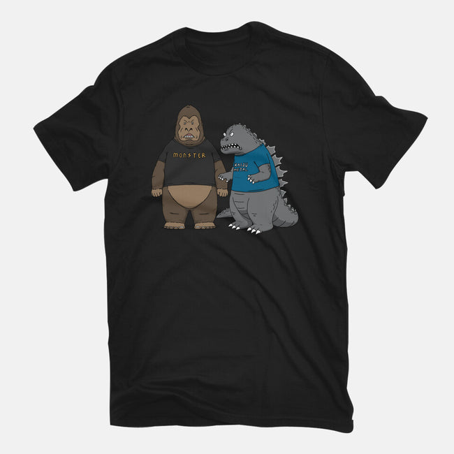 Stupid Kaiju-womens fitted tee-pigboom