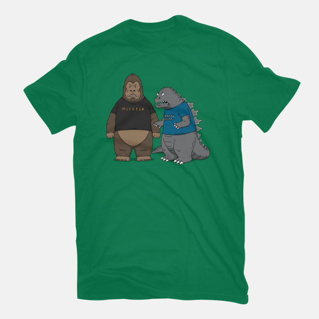 Stupid Kaiju-womens fitted tee-pigboom