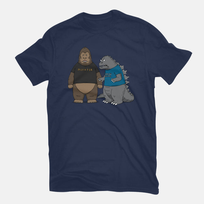 Stupid Kaiju-mens heavyweight tee-pigboom