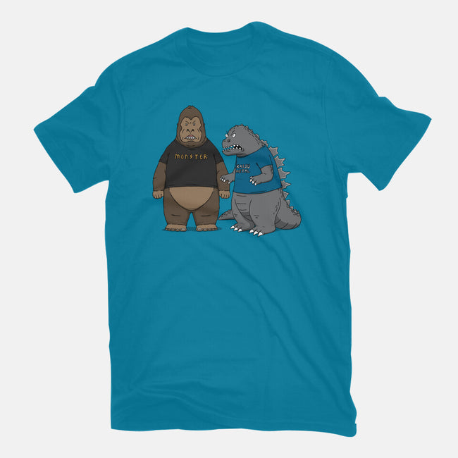 Stupid Kaiju-womens fitted tee-pigboom