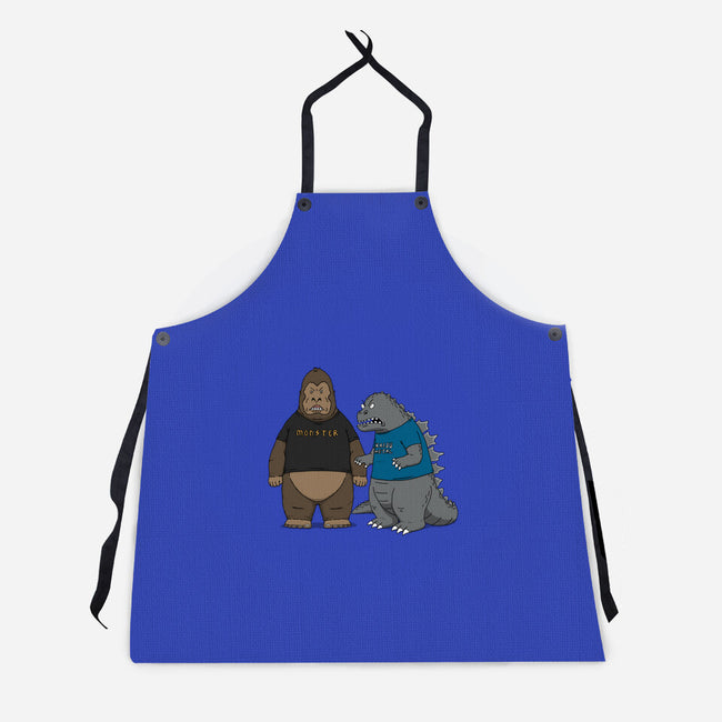 Stupid Kaiju-unisex kitchen apron-pigboom