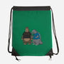 Stupid Kaiju-none drawstring bag-pigboom
