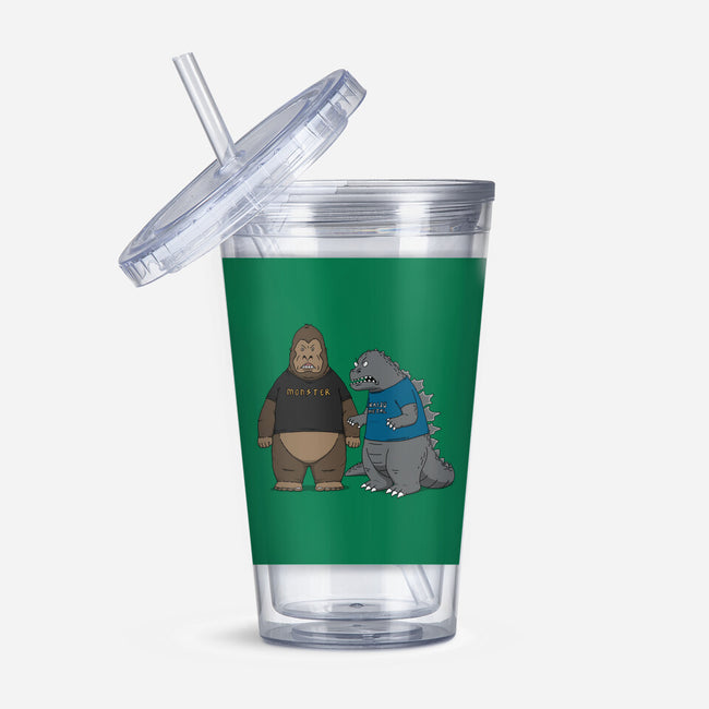 Stupid Kaiju-none acrylic tumbler drinkware-pigboom