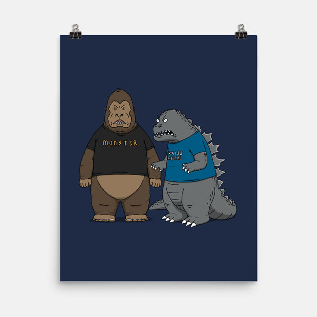 Stupid Kaiju-none matte poster-pigboom