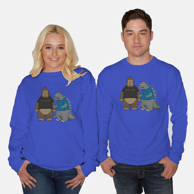 Stupid Kaiju-unisex crew neck sweatshirt-pigboom