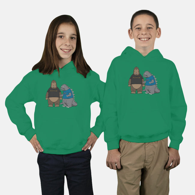 Stupid Kaiju-youth pullover sweatshirt-pigboom