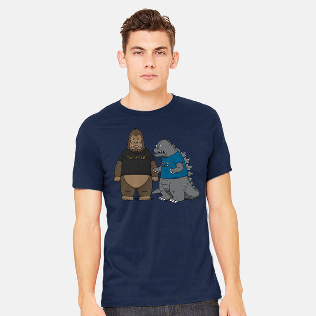 Stupid Kaiju-mens heavyweight tee-pigboom