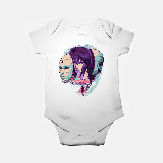 Ghost In the Shell-baby basic onesie-heydale