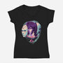 Ghost In the Shell-womens v-neck tee-heydale
