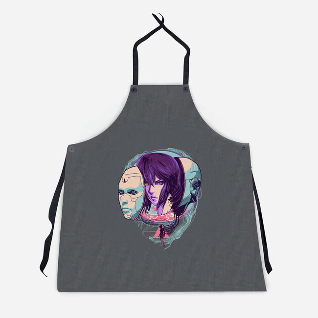 Ghost In the Shell-unisex kitchen apron-heydale