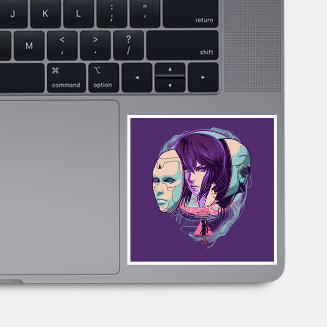 Ghost In the Shell-none glossy sticker-heydale
