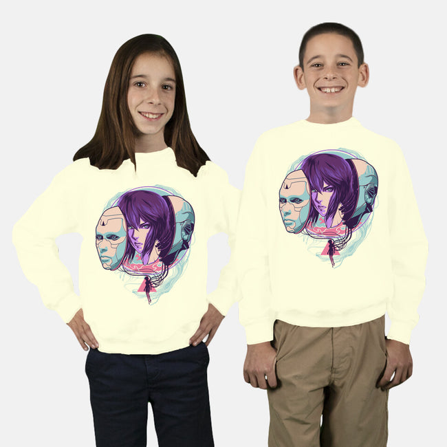 Ghost In the Shell-youth crew neck sweatshirt-heydale