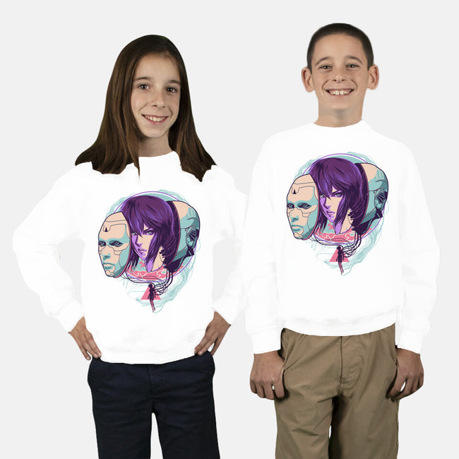 Ghost In the Shell-youth crew neck sweatshirt-heydale