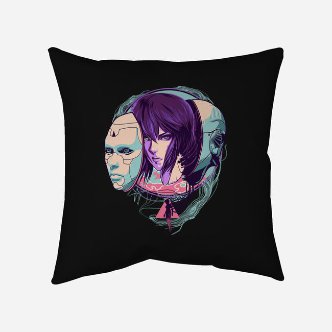 Ghost In the Shell-none removable cover throw pillow-heydale
