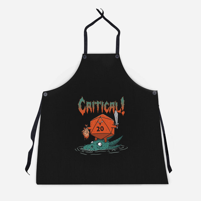 Critical Death Metal-unisex kitchen apron-pigboom