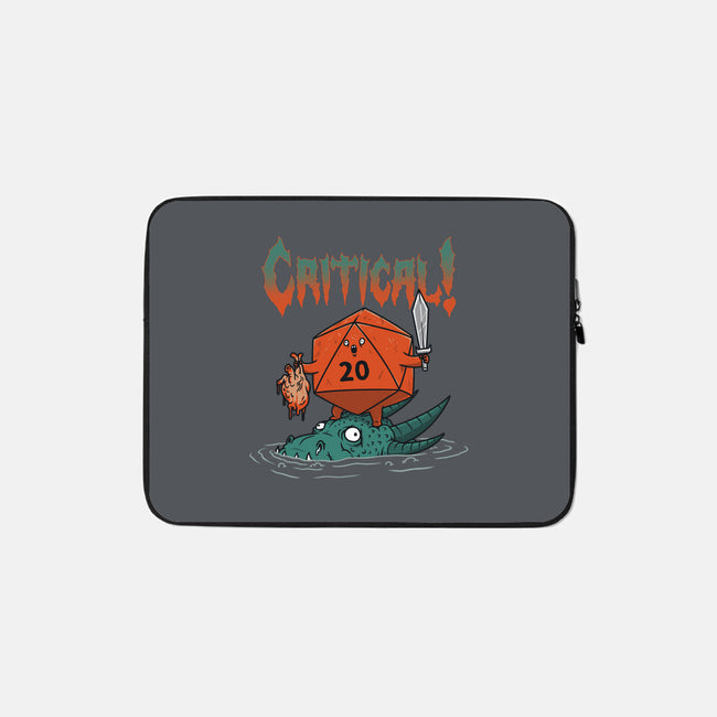 Critical Death Metal-none zippered laptop sleeve-pigboom