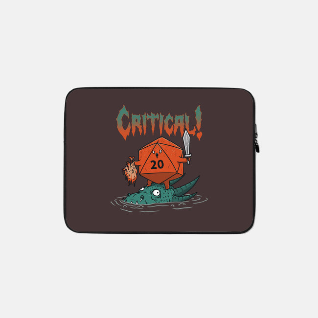 Critical Death Metal-none zippered laptop sleeve-pigboom