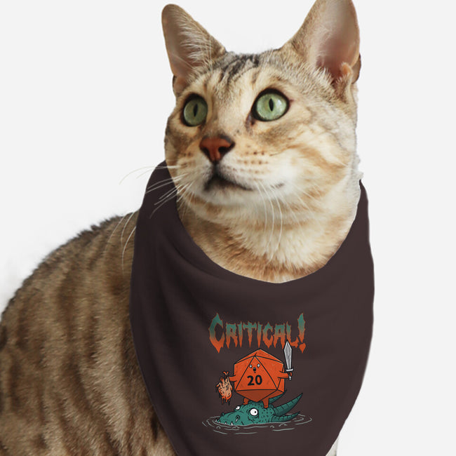Critical Death Metal-cat bandana pet collar-pigboom
