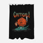 Critical Death Metal-none polyester shower curtain-pigboom