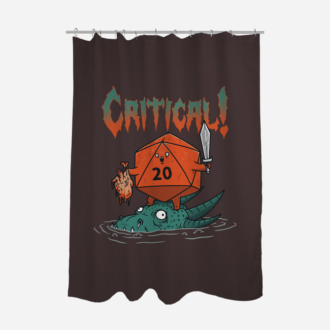 Critical Death Metal-none polyester shower curtain-pigboom