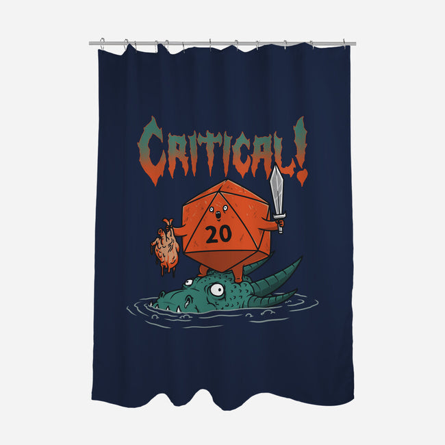 Critical Death Metal-none polyester shower curtain-pigboom