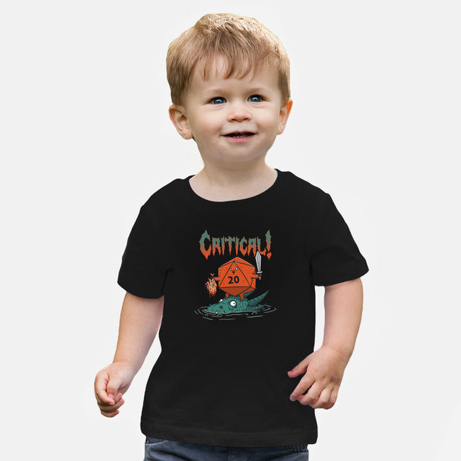 Critical Death Metal-baby basic tee-pigboom