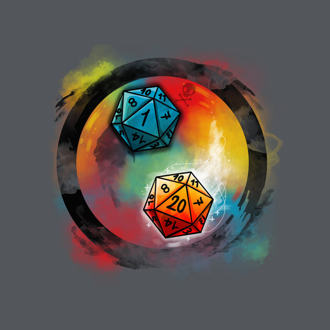 Yin Yang Dice-none stretched canvas-Vallina84
