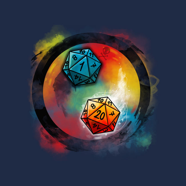 Yin Yang Dice-womens v-neck tee-Vallina84