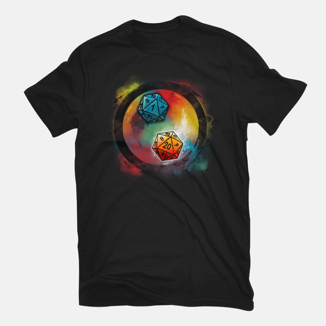 Yin Yang Dice-mens basic tee-Vallina84