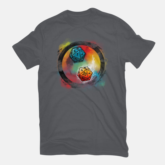 Yin Yang Dice-unisex basic tee-Vallina84