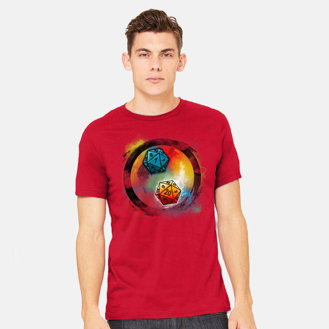 Yin Yang Dice-mens heavyweight tee-Vallina84