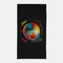 Yin Yang Dice-none beach towel-Vallina84