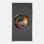 Yin Yang Dice-none beach towel-Vallina84