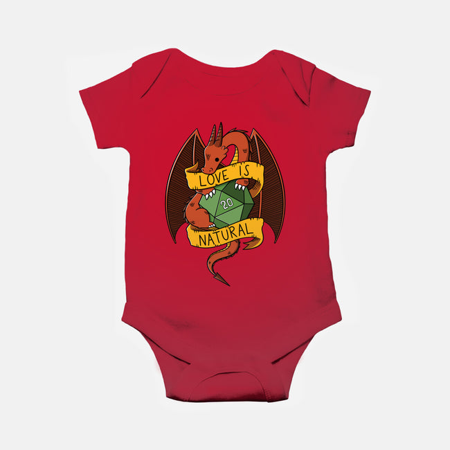 Love is Natural-baby basic onesie-TaylorRoss1