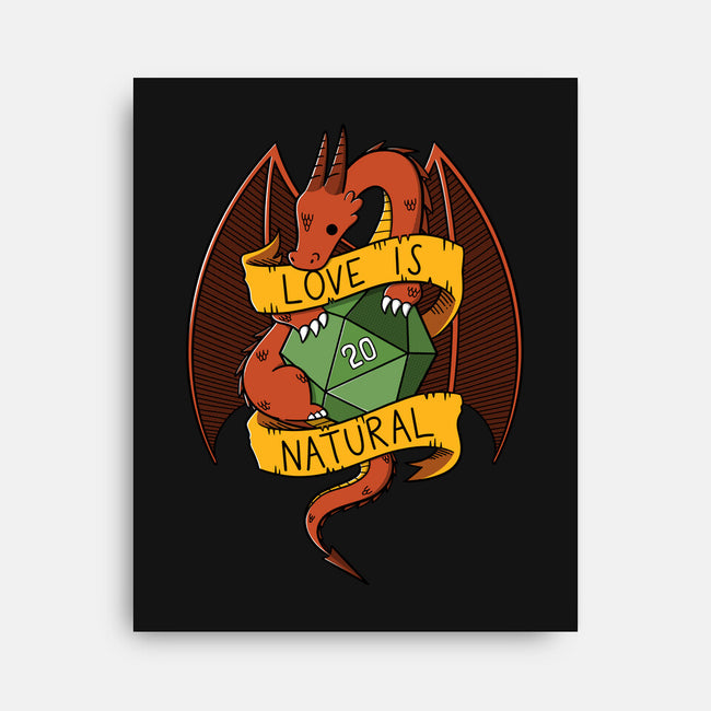 Love is Natural-none stretched canvas-TaylorRoss1