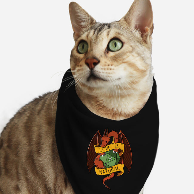 Love is Natural-cat bandana pet collar-TaylorRoss1