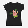 Saint Patrick Star's Day-womens v-neck tee-nathanielf