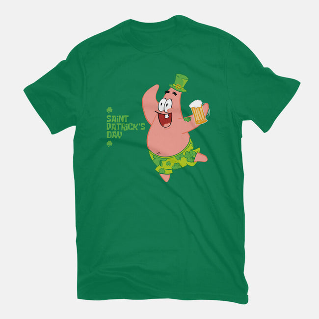 Saint Patrick Star's Day-womens fitted tee-nathanielf