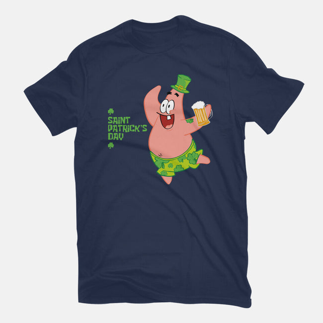 Saint Patrick Star's Day-womens fitted tee-nathanielf