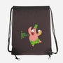 Saint Patrick Star's Day-none drawstring bag-nathanielf