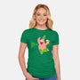 Saint Patrick Star's Day-womens fitted tee-nathanielf