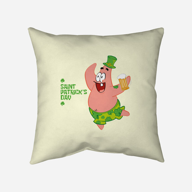 Saint Patrick Star's Day-none non-removable cover w insert throw pillow-nathanielf
