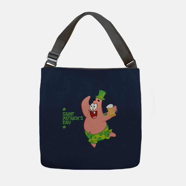 Saint Patrick Star's Day-none adjustable tote-nathanielf